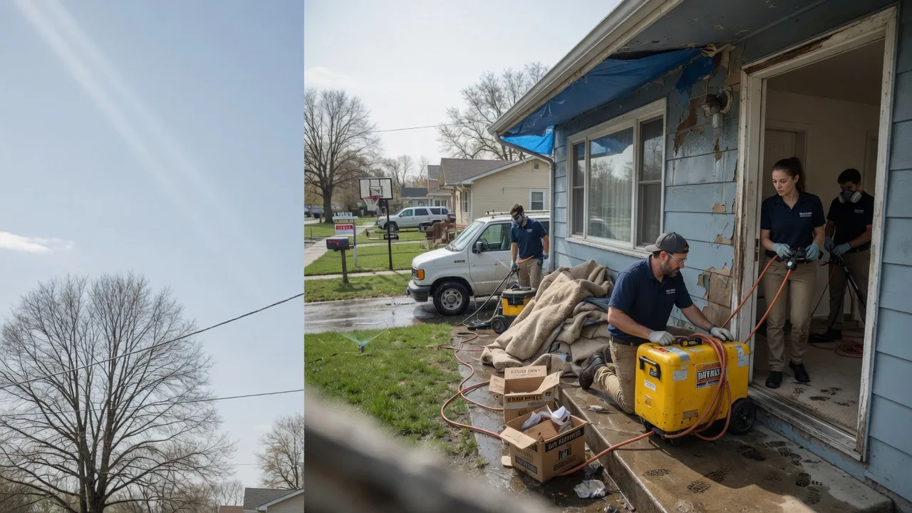 Basement Flood Cleanup in Slaughters, KY near me